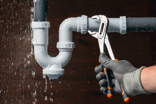 Professional Plumber technician working in Hebron, IL